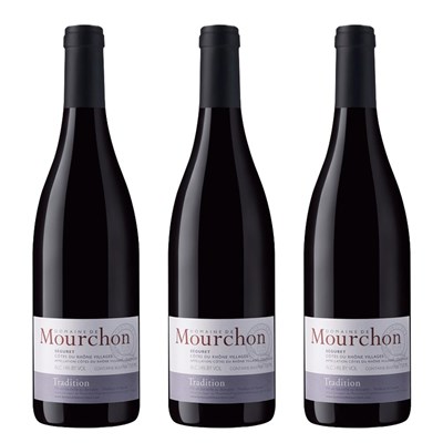 Domaine Mourchon Cotes du Rhone Tradition 75cl Red Wine Treble Wine Set